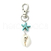Cowrie Shell Pendant Decorations HJEW-JM03270-4