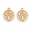 304 Stainless Steel Charms STAS-N109-90G-1