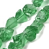Transparent Glass Beads Strands GLAA-S386-02-2
