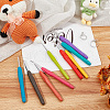  2Pcs 2 Styles Alloy Yarn Guide Finger Holders DIY-NB0010-24-5