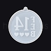 Valentine's Day Silicone Pendant Molds DIY-J009-07D-3