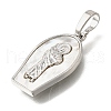 Brass Shell Pendants KK-D328-01P-E-2