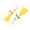 Angel 304 Stainless Steel Dangle Earrings EJEW-MZ00409-01-3