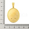 Ion Plating(IP) 304 Stainless Steel Pendants STAS-R231-18G-05-3