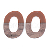 Resin & Walnut Wood Pendants RESI-T023-07C-1