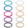 Unicraftale 50Pcs 10 Styles Spring Bracelets TWIR-UN0001-16-1