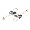 Brass Ear Wrap Crawler Hook Earrings EJEW-B003-01G-A-2