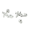 304 Stainless Steel Ear Studs EJEW-Q801-04P-2