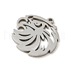 Non-Tarnish 201 Stainless Steel Pendants FIND-Z009-07P-2