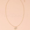 Graduation Theme Alloy Crystal Rhinestone Pendant Necklaces FS-WG07ADB-01-4