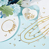 HOBBIESAY 40Pcs 2 Style Brass Charms KK-HY0001-95-5