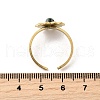 304 Stainless Steel Cuff Rings for Women RJEW-U062-02C-02G-5