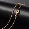 Brass Necklaces MAK-K003-09G-1