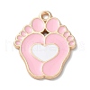 Alloy Enamel Pendants ENAM-C019-01KCG-01-1