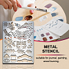 BBQ Daily Theme Custom Stainless Steel Metal Stencils DIY-WH0289-054-4