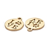 201 Stainless Steel Pendants STAS-D451-15G-3