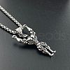 Stylish Unisex Stainless Steel Muscle Men Pendant Necklaces FB2281-4