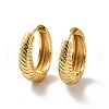 Long-Lasting Plated Brass Hoop Earrings X-EJEW-K093-13G-1