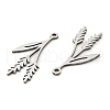 Non-Tarnish 201 Stainless Steel Pendants STAS-M318-01P-2