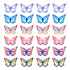 Biyun 36Pcs 6 Colors Spray Painted 430 Stainless Steel Pendants STAS-BY0001-19-2