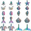 CHGCRAFT 20Pcs 10 Style Alloy Pendants FIND-CA0005-81-1
