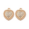 Alloy Rhinestone Pendants FIND-G055-08G-2