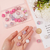 SUNNYCLUE 30Pcs 6 Style Polymer Clay Pave Rhinestone Beads CLAY-SC0001-78A-3
