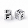 Plated Acrylic Beads PB43C9308-F-2