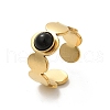Natural Gemstone Finger Rings RJEW-K290-13G-4