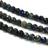 Natural Chrysocolla and Lapis Lazuli Beads Strands G-K373-B04-04-4