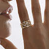 925 Sterling Silver Micro Pave Cubic Zirconia Stackable Finger Rings for Women SC5406-1-2