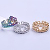 Fashionable 304 Stainless Steel Cuff Rings FS-WG08AB3-02-3
