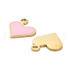 304 Stainless Steel Enamel Charms STAS-L022-483G-02-2