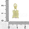 Brass Enamel Pendants KK-Z102-24G-4