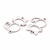Non-Tarnish 304 Stainless Steel Link Connectors STAS-Q242-045-2