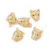 Rack Plating Brass Micro Pave Cubic Zirconia Pendants ZIRC-C040-22G-4