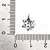 Brass Micro Pave Cubic Zirconia Pendants KK-D356-01B-P-3