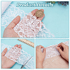 Polyester Elastic Flower Lace Trim Fabric DIY-WH0632-94B-4