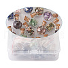 Glass Wishing Bottle Decorations AJEW-TA0017-19-5