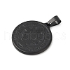 Ion Plating(IP) 304 Stainless Steel Pendants STAS-A053-24C-B-2