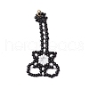 Seed Beads Beaded Charms PALLOY-MZ00353-1