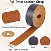 1.6M Flat AB Grade Cowhide Leather Cord AJEW-WH0007-59B-02-2