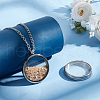 Unicraftale 2Pcs 304 Stainless Stee Locket Pendants FIND-UN0016-55B-3