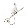 Non-Tarnish 304 Stainless Steel Pendants STAS-Q255-08P-1