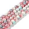 Baking Paint Glass Bead Strands X-GLAA-H031-01C-01-1