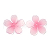 Epoxy Resin Flower Bead Cap CRES-Z002-04-1