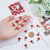 SUPERFINDINGS 50Pcs Plastic Fishing Swivels Cross-Line FIND-FH0010-11B-5