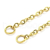 304 Stainless Steel Cable Chains Necklace Makings AJEW-P119-04A-G-2