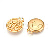 304 Stainless Steel Pendants STAS-N109-148G-07-2