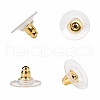 Brass Ear Nuts KK-YW0001-02G-3